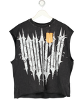 Young LA Grey Revenge Crop Cut-off UK L