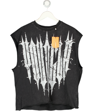 Young LA Grey Revenge Crop Cut-off UK L