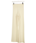 PRETTY LAVISH Cream Knit Trousers UK XS