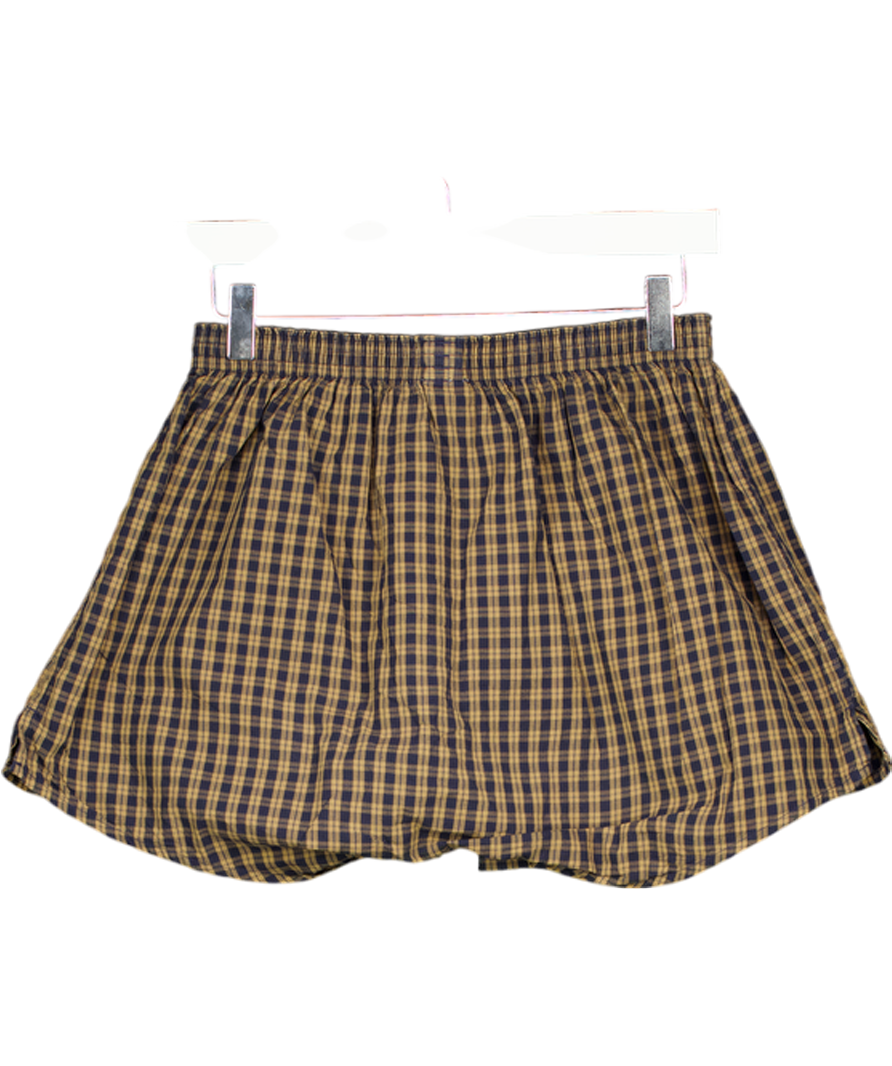 H&M Yellow Woven Boxer Shorts UK M