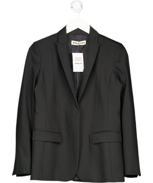 Whistles Black Wool Blend Blazer UK 10