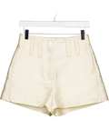 SANDRO Cream High-waisted Cargo Shorts Fr36 UK 8