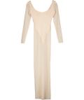 House of CB Pink Sheer Mesh Bodysuit Maxi Dress - Regular Cup UK S