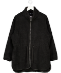 Very Black Soft Sherpa Fleece Jacket UK L/XL