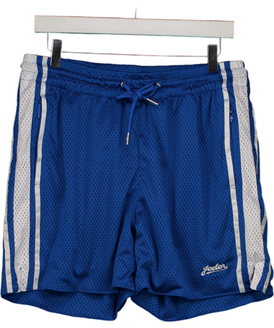 Jeeter Blue Journey Of Glory Baseball Mesh Shorts UK L