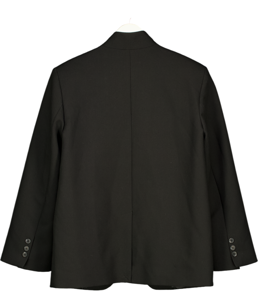 ASOS Black Oversized Twill Blazer UK S