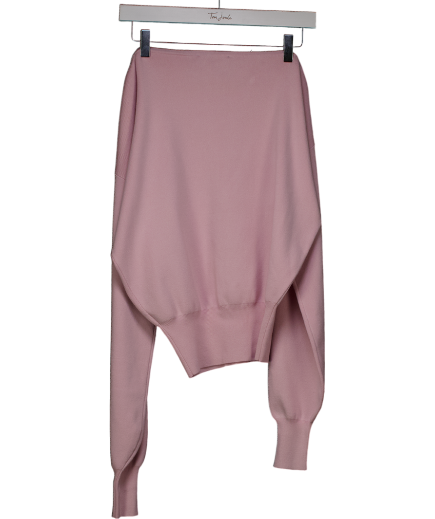 White Fox Can't Find The Words Knit Sweater Pink UK S/M