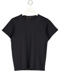 COS Black Clean Cut T-shirt UK XS