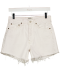 AGOLDE White Denim Parker Long Short W25