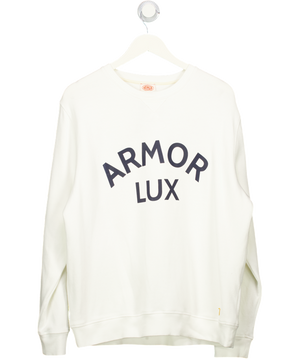 AMOR LUX Cream Logo Sweatshirt UK XL