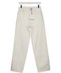 ALIGNE Cream High Rise Straight Leg Jeans W27