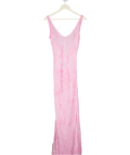 RAT & BOA Baby Pink Velvet Devore The Amaris Dress UK XS