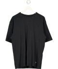 GYMSHARK Black Logo Back T-shirt UK L