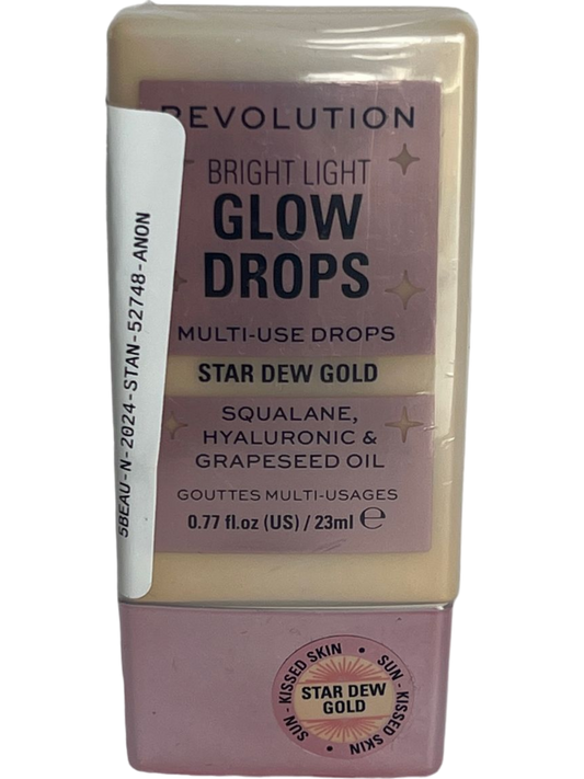Makeup Revolution Bright Light Glow Drops Golden Star Dew