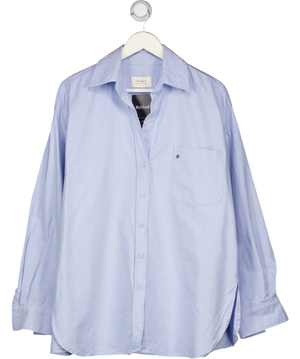 DISSH Blue Oversized Cotton Shirt UK 10
