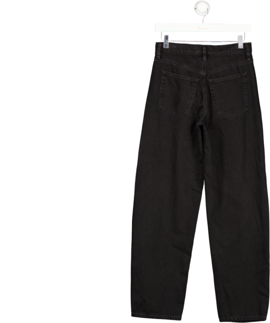 FRAME Low Slung Barrel - Relaxed Fit Jeans - Black W24