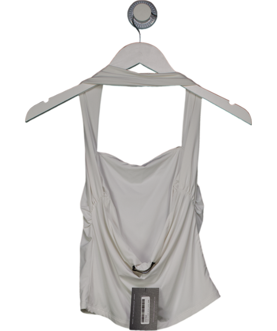 White Fox When I&#39;m With You Halter Top White UK M