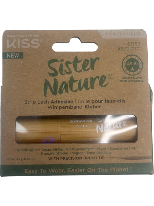 KISS Sister Nature Clear Strip Lash Adhesive Hypoallergenic Vegan