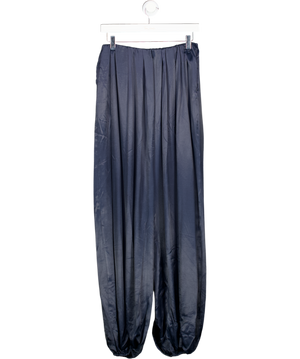 ASOS Blue Satin Bubble Hem Trouser UK S