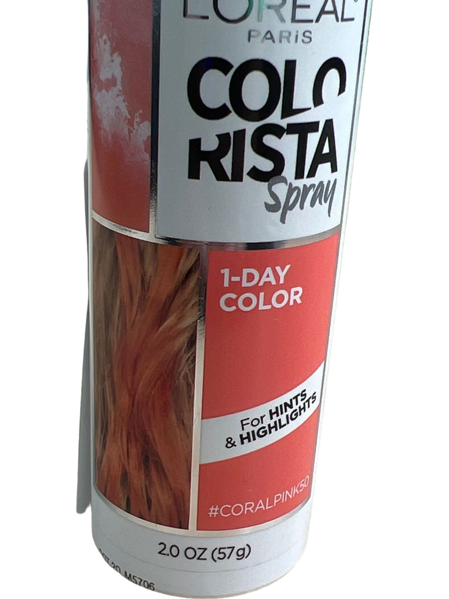 L'OREAL Paris Colorista 1-Day Hair Color Spray Coral Pink 2 Oz