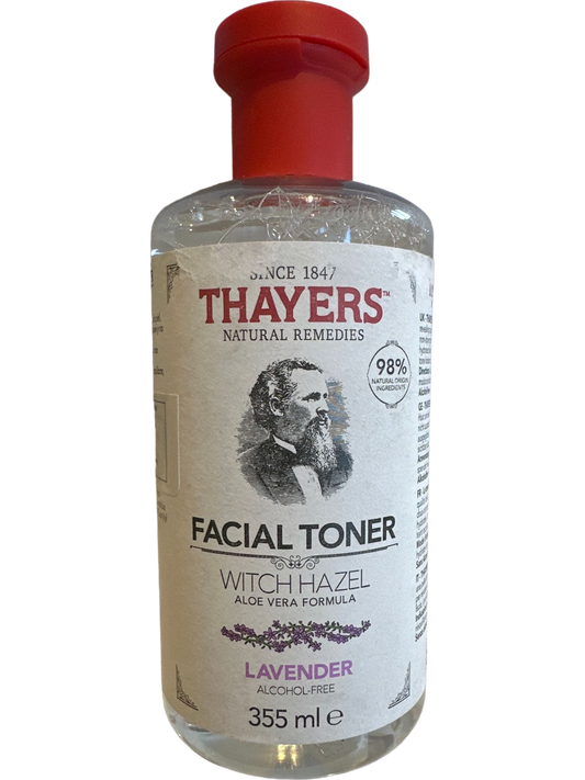 Thayers Natural Remedies Facial Toner Witch Hazel Aloe Vera Lavender 12 Oz