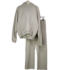Sister & Seekers Grey Series Wide Leg Sweatpants And Hoodie In Foam UK M/L