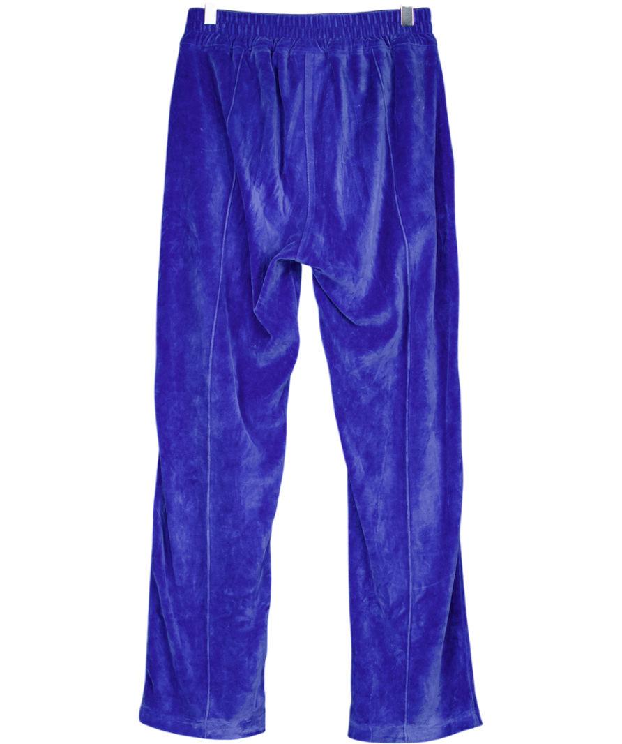 OAS Blue Azur Velour Pants UK S