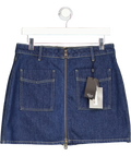 RAILS Blue Fallbrook Zip  Mini Skirt Deep Indigo W28