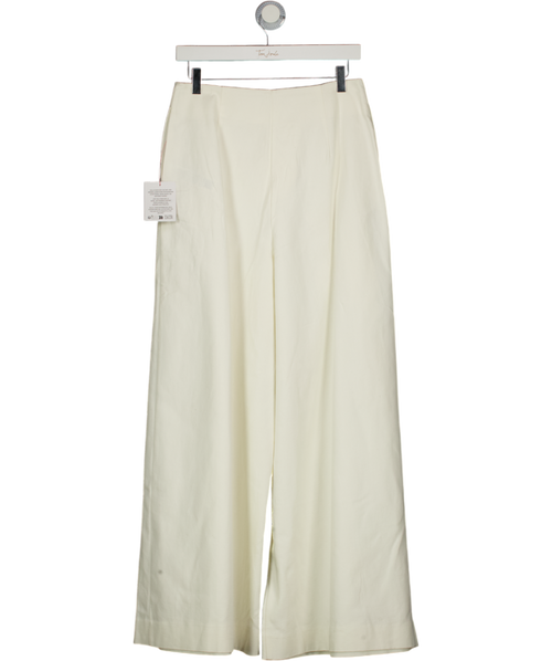 ARRANGE Cream Pleated Cinched Waist Top And Trouser UK 10