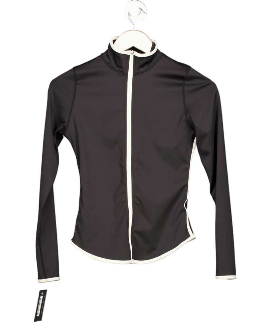 BOA Black Base Sculpting Zip Up Jacket UK S