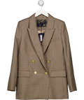Holland Cooper Brown Belgravia Blazer Westminster Tweed UK 12