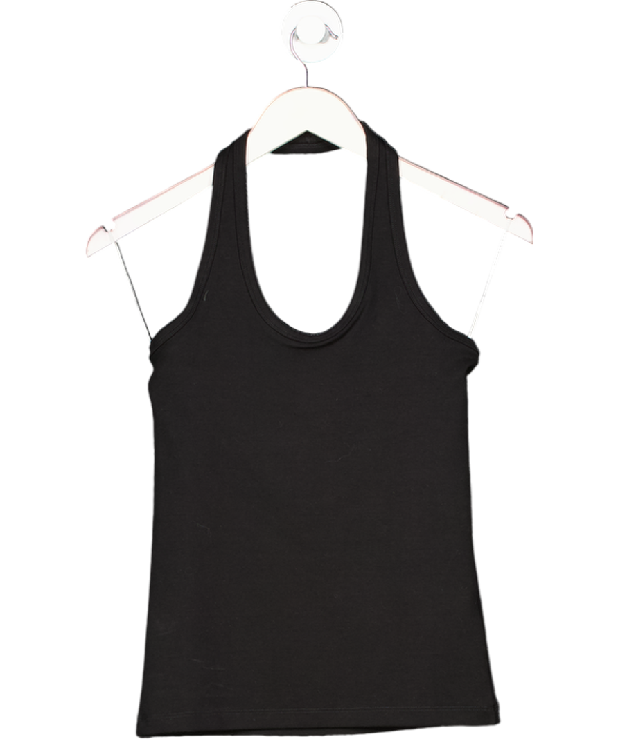 Arket Black Halterneck Top UK S