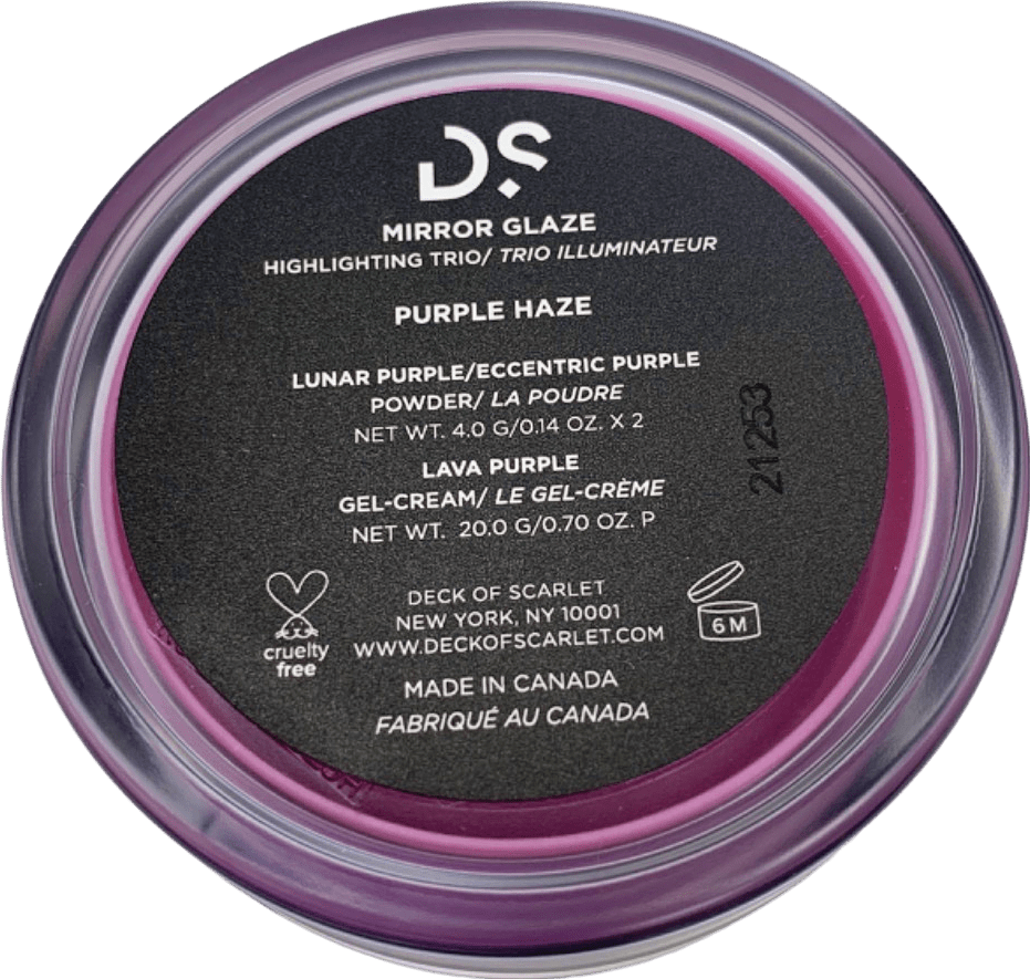 Deck of Scarlet Mirror Glaze Highlighting Trio Purple Haze 20g - Reliked