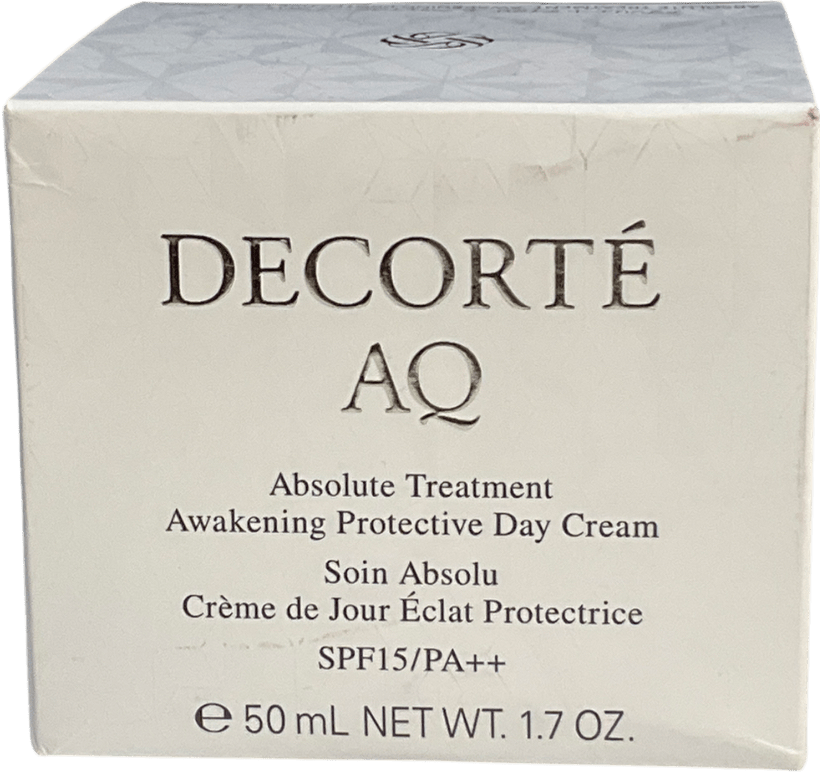 Decorte Aq Absolute Treatment Protective Day Cream Spf 15 50ml - Reliked