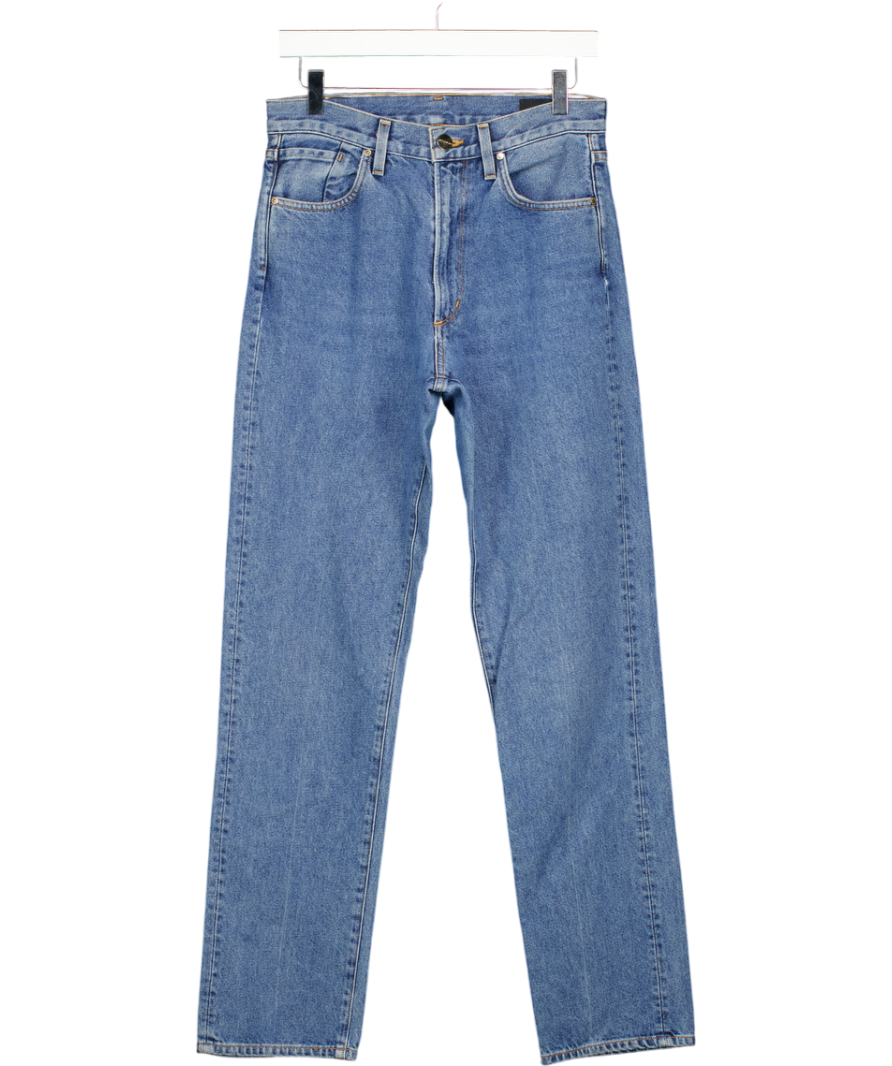GoldSign Mid Blue High Waisted Slim Leg Jeans W27