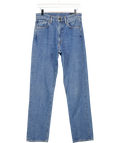 GoldSign Mid Blue High Waisted Slim Leg Jeans W27
