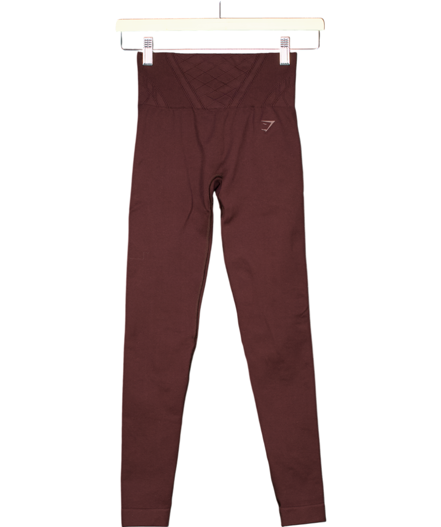 gymshark Brown Active Leggings UK XS