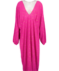 NEVER FULLY DRESSED Pink Emma Plisse Dress UK 22