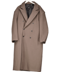 DEJAVU Brown Double Breasted Coat UK L - Reliked