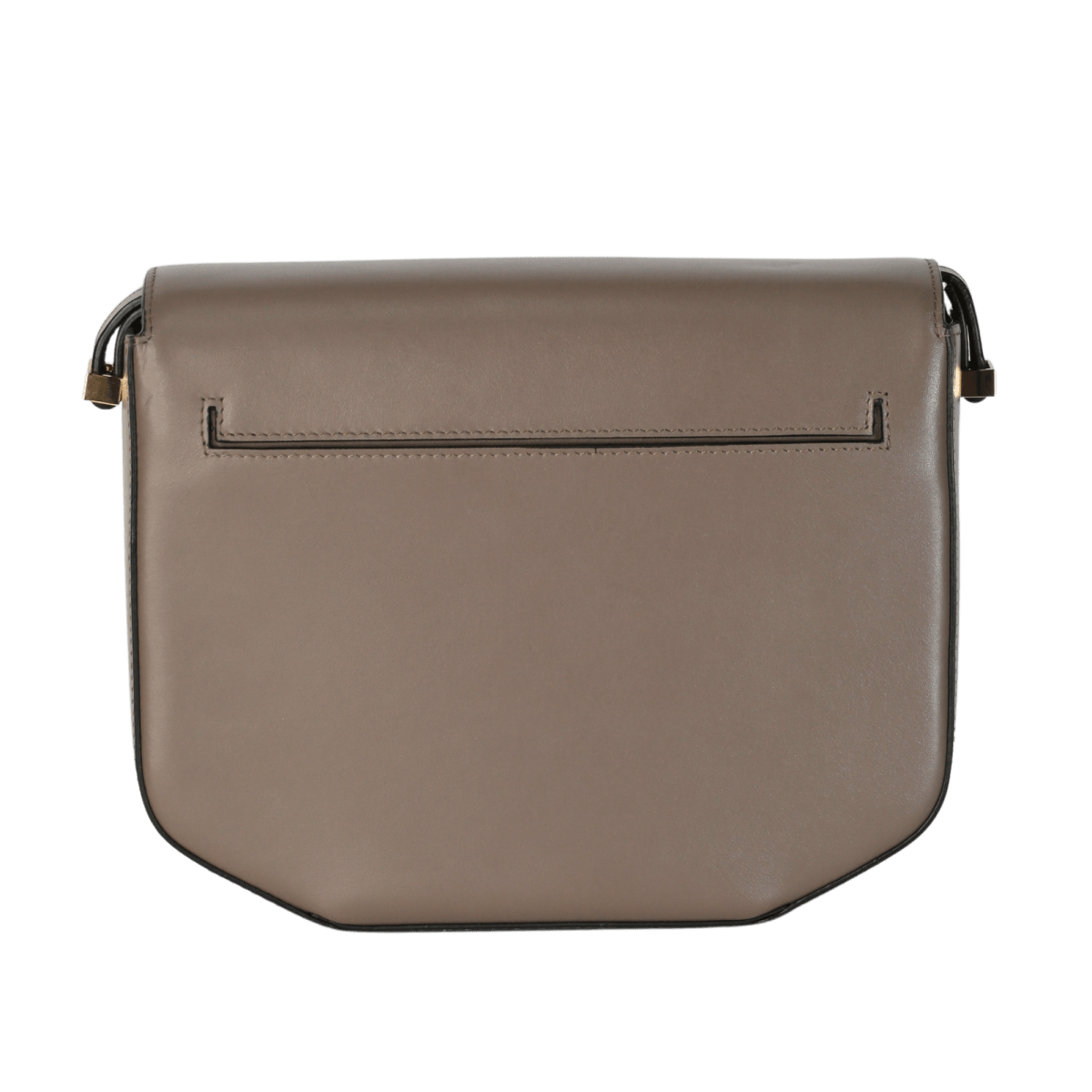 DeMellier London Beige The London X Hannah Strafford - taylor Stone Suede And Smooth Leather Shoulder Bag - Reliked