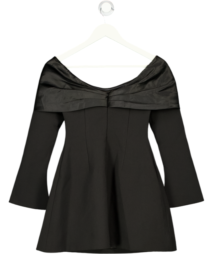 ODDMUSE Odd Muse The Ultimate Muse Bow Mini Dress - Black UK XS