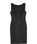 REISS Black Dartmouth Tailored Dress UK 10