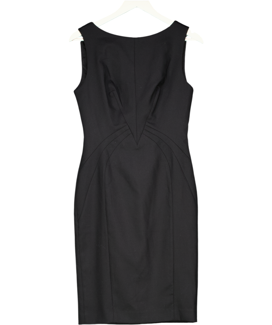 REISS Black Dartmouth Tailored Dress UK 10