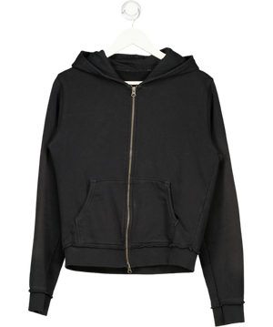 Black Full Zip Hoodie UK S