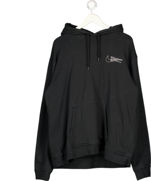Black Nike Club hoodie UK XL