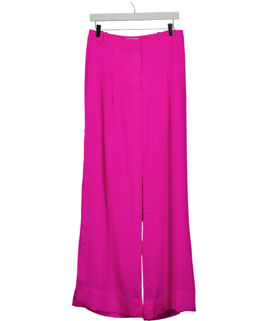 Serena Bute Shocking Pink Wide Leg Trousers UK 10