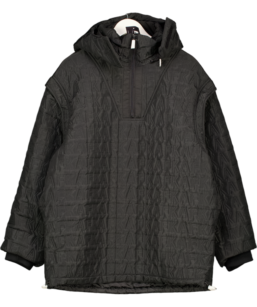Formerly Known As Black The Logo Zip Padded Jacket UK M