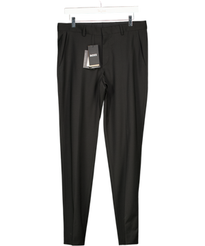 BOSS Black Virgin Wool Blend 4-way Stretch Trouser - Regular Length W32