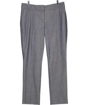 Ann Taylor Loft Blue Marisa Slim Fit Tailored Trousers UK 10