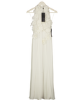 MINT VELVET White Floral Textured Maxi Dress UK 6